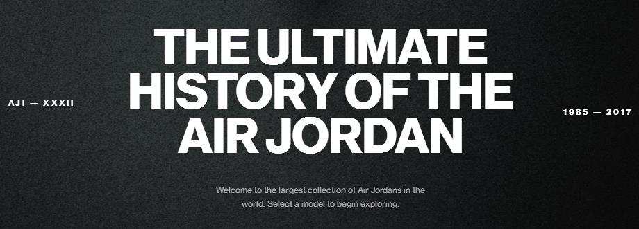 Air Jordan Collection是什么网站 怎么使用 AJ历代球鞋设计展示平台