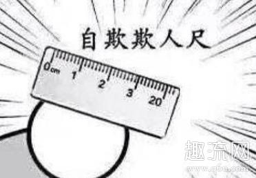 自欺欺人尺是什么意思 自欺欺人尺表情包