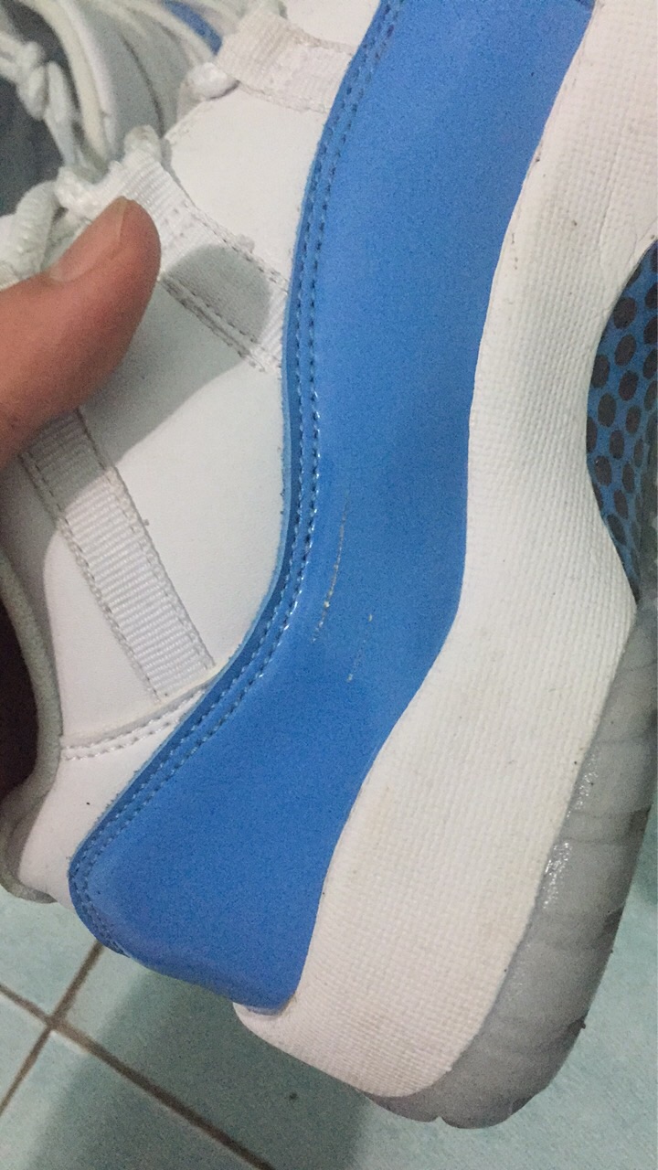 AJ11北卡蓝容易刮坏吗 AJ11皮面刮痕怎么处理