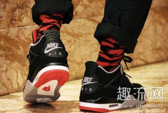 AJ4正版是飞人的标还是Nike的标 AJ4正品和莆田有什么区别