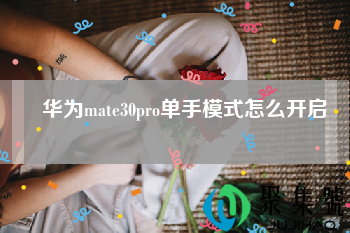华为mate30pro单手模式怎么开启