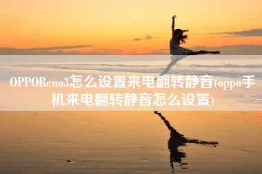 OPPOReno3怎么设置来电翻转静音(oppo手机来电翻转静音怎么设置)