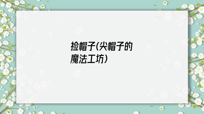 捡帽子(尖帽子的魔法工坊)