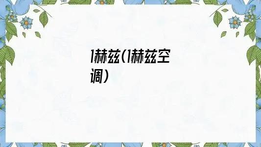 1赫兹(1赫兹空调)