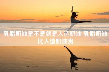 乳脂奶油是不是就是人造奶油 乳脂奶油比人造奶油贵 乳脂奶油是不是就是人造奶油 乳脂奶油比人造奶油贵