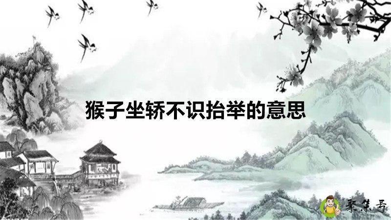 详细阅读:猴子坐轿不识抬举的意思 猴子坐轿不识抬举的意思