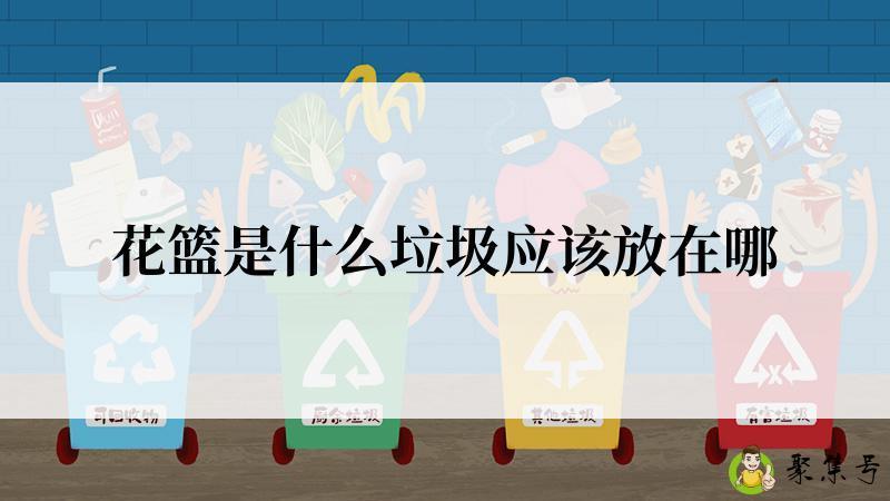 花篮是什么垃圾应该放在哪