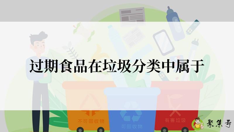 过期食品在垃圾分类中属于