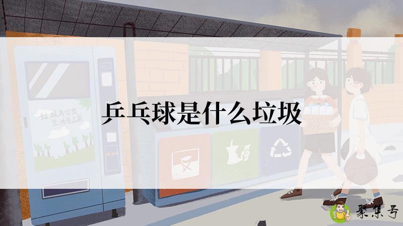 乒乓球是什么垃圾