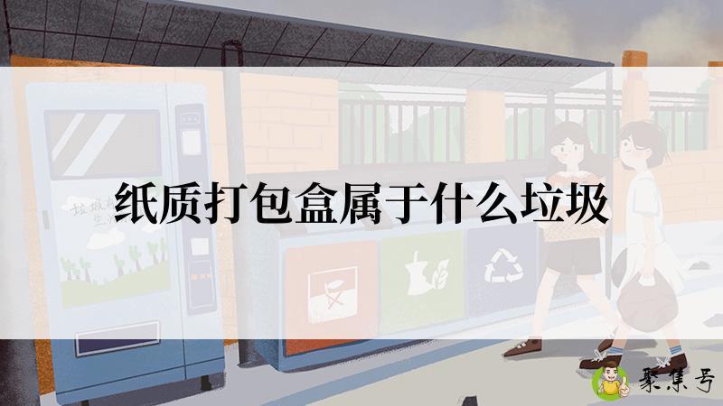 纸质打包盒属于什么垃圾