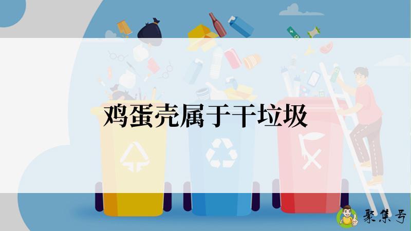 鸡蛋壳属于干垃圾