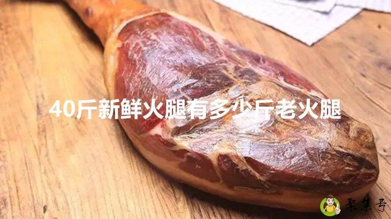 40斤新鲜火腿有多少斤老火腿