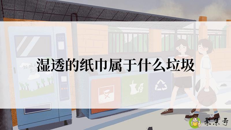 湿透的纸巾属于什么垃圾