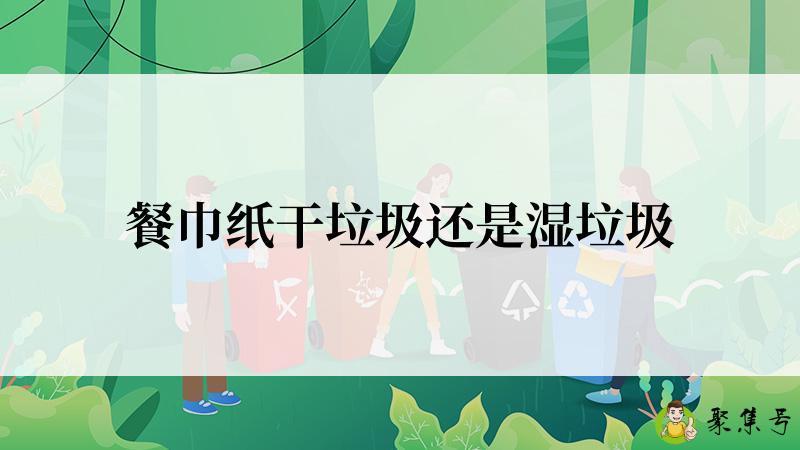 详细阅读:餐巾纸干垃圾还是湿垃圾 餐巾纸干垃圾还是湿垃圾