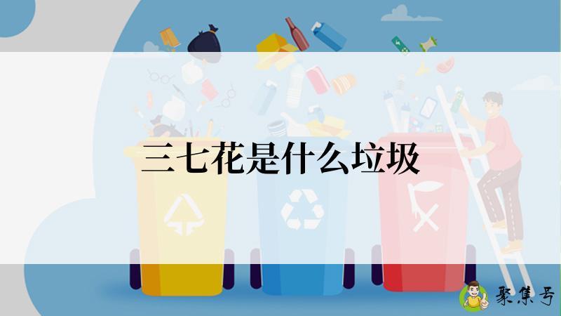 三七花是什么垃圾