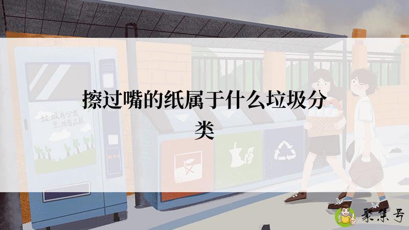 擦过嘴的纸属于什么垃圾分类