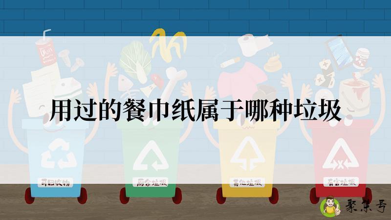 用过的餐巾纸属于哪种垃圾