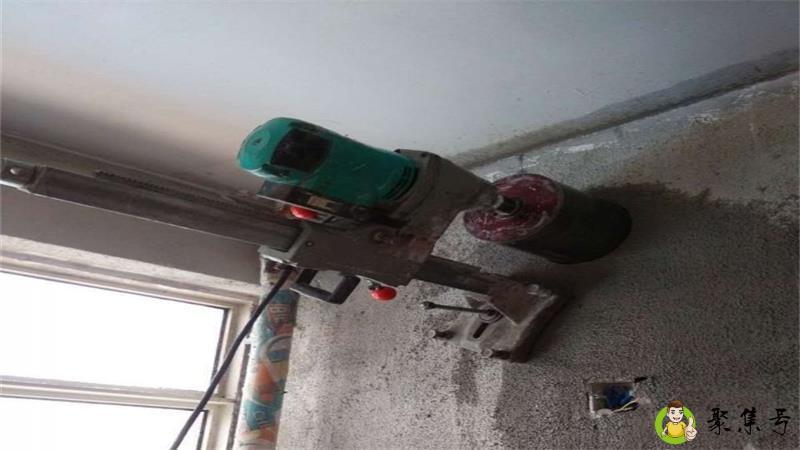 水钻打孔不流墙面技巧