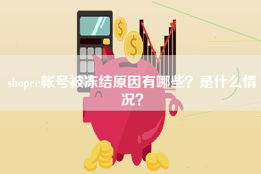 shopee帐号被冻结原因有哪些？是什么情况？