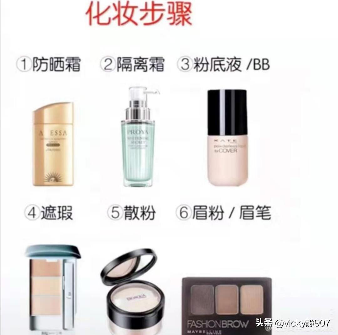 化妆最基本需要购买的化妆品