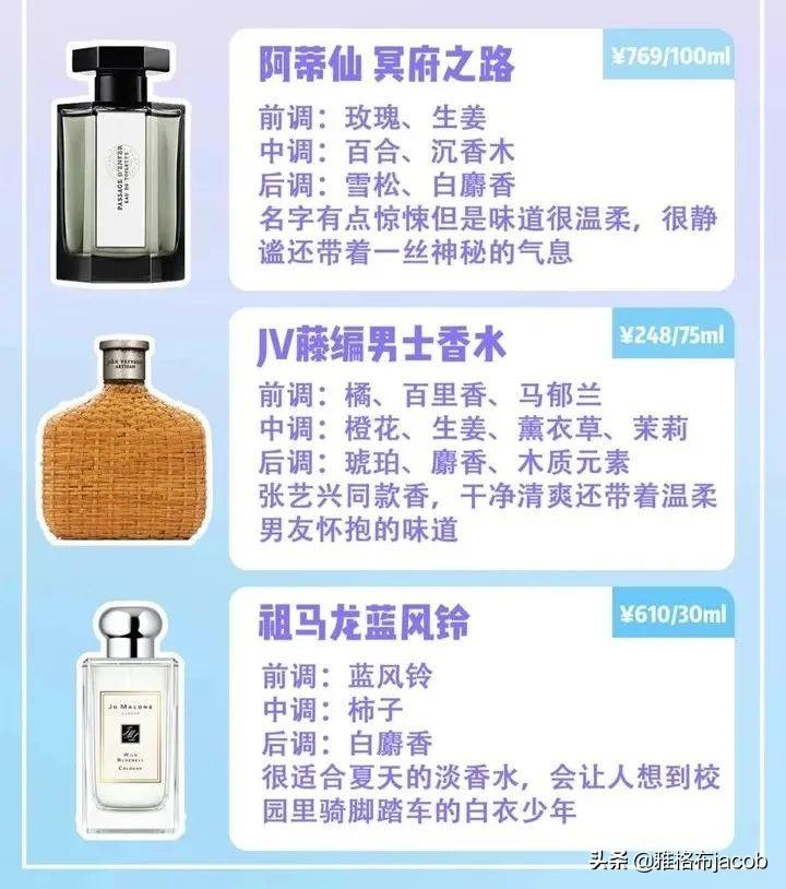 0差评男生香水推荐|送男友不踩雷