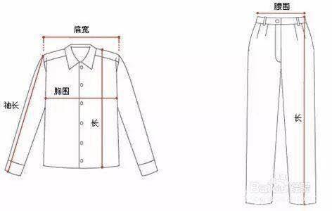 服装尺码对照表!网购买衣服再也不用担心了!