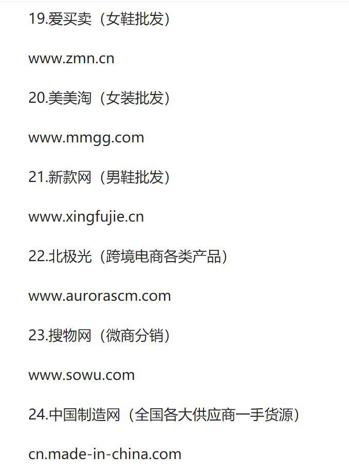不管你做不做电商,这36个货源网,你必须得知道