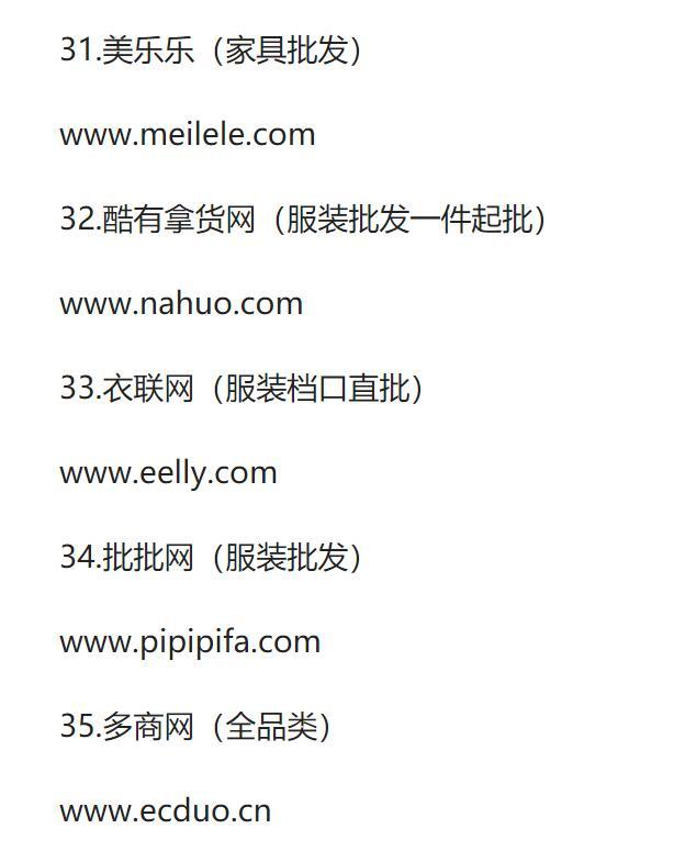 不管你做不做电商,这36个货源网,你必须得知道