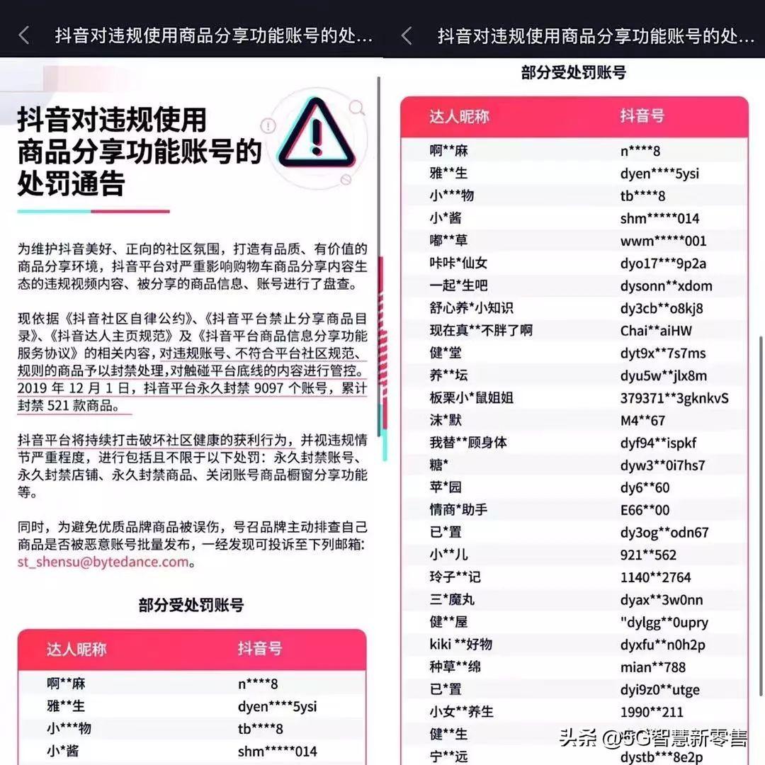 抖音直播分成政策:主播固定分成45%;1.4万个黑产账号被快手封禁