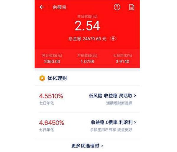 余额宝一万一天多少钱利息（余额宝收益规则）