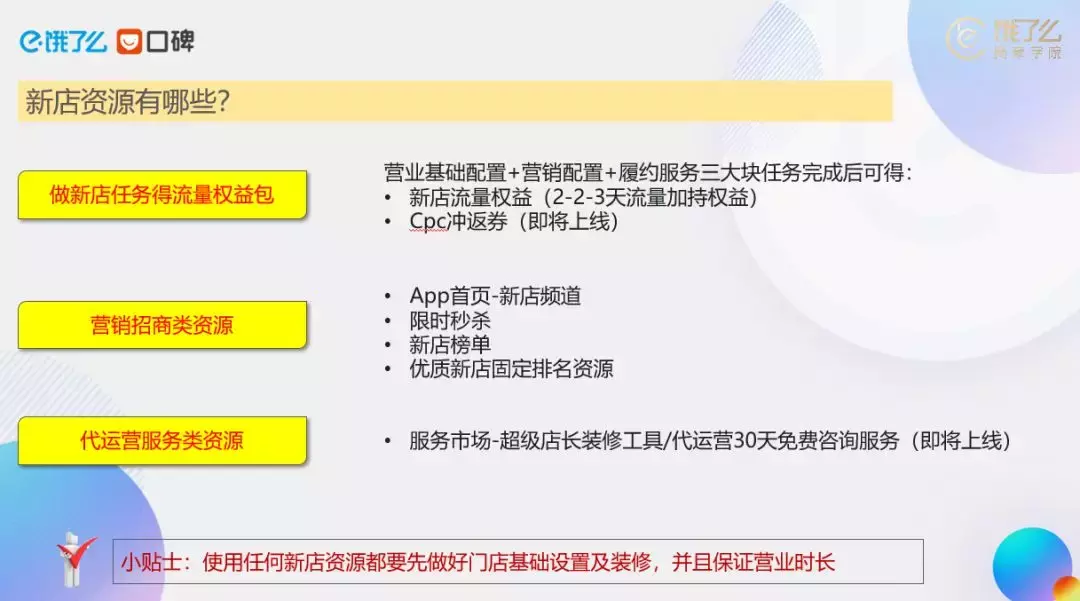 饿了么官方教你开新店做外卖,立马有流量产订单