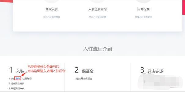 头条小店怎么开通、入驻流程、保证金、类目资质要求