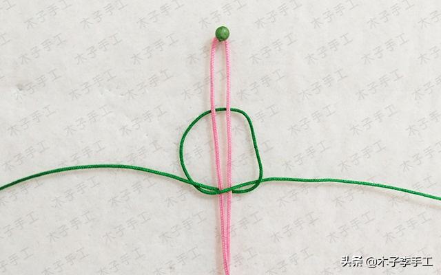 时下非常火的桃花手链,这么详细的编织教程,你还怕学不会吗