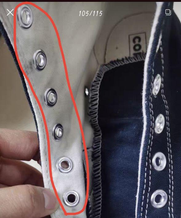 为什么你的鞋子一眼假?匡威1970s正品的外观辨别在哪里?