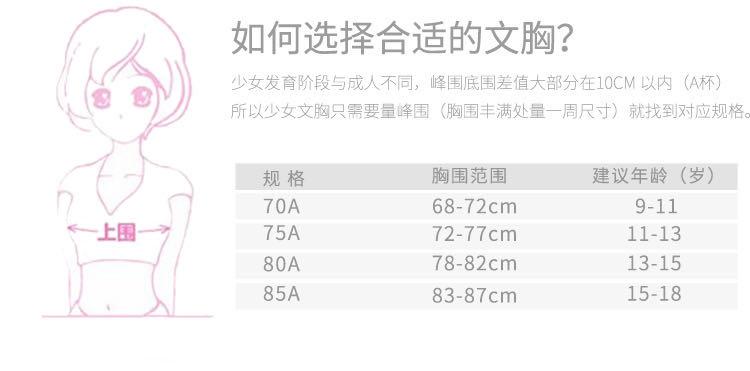 青春期的女孩该如何选择内衣?