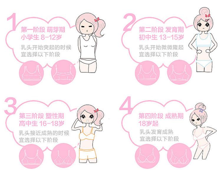 青春期的女孩该如何选择内衣?