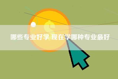 哪些专业好学 现在学哪种专业最好