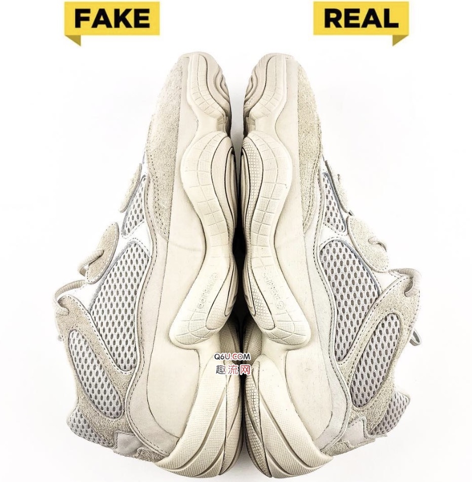 YEEZY 500怎么鉴定 YEEZY 500真假对比图