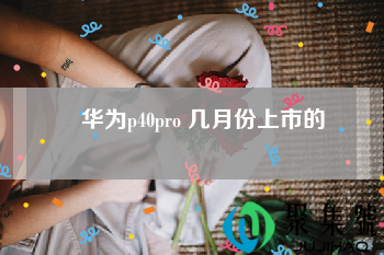 华为p40pro+几月份上市的？