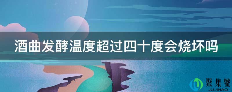 酒曲发酵温度超越四十度会烧坏吗