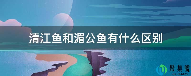 清江鱼和湄公鱼有什么区别