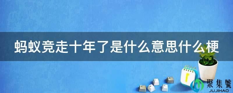 蚂蚁赛跑十年了是什么意思什么梗