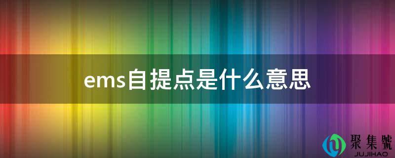 ems自提点是什么意思