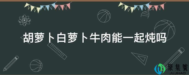 胡萝卜白萝卜牛肉能一路炖吗