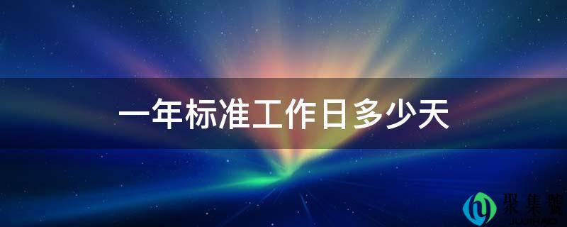 一年尺度工做日几天
