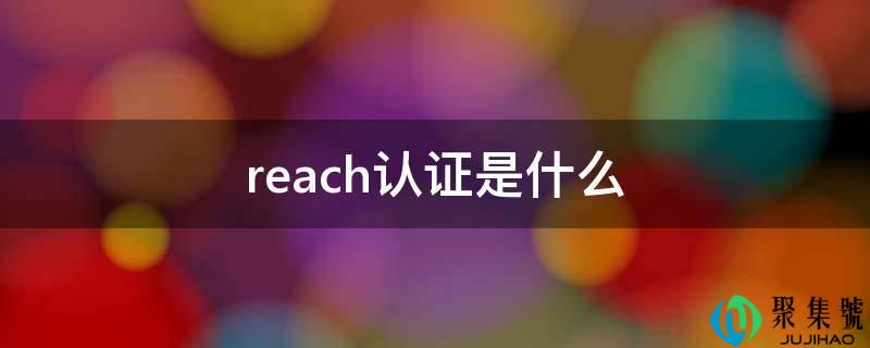 reach认证是什么