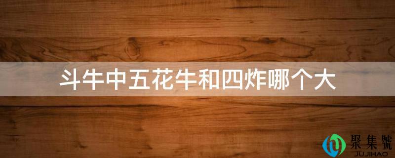 斗牛中五花牛和四炸哪个大