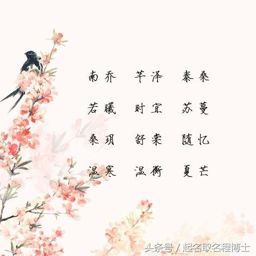 潼字的女孩名字寓意(杺字的女孩名字寓意)