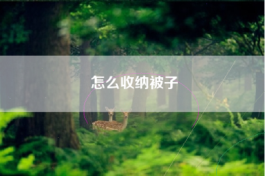 怎么收纳被子