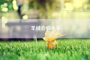 羊绒会缩水不